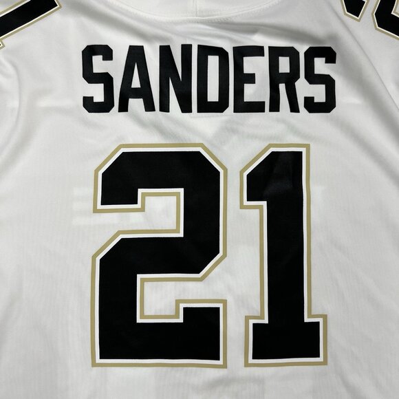 Nike Prime Sadeur Sanders Jersey Sz Large Mens White Prime 2.0 #21 Football - Picture 9 of 10
